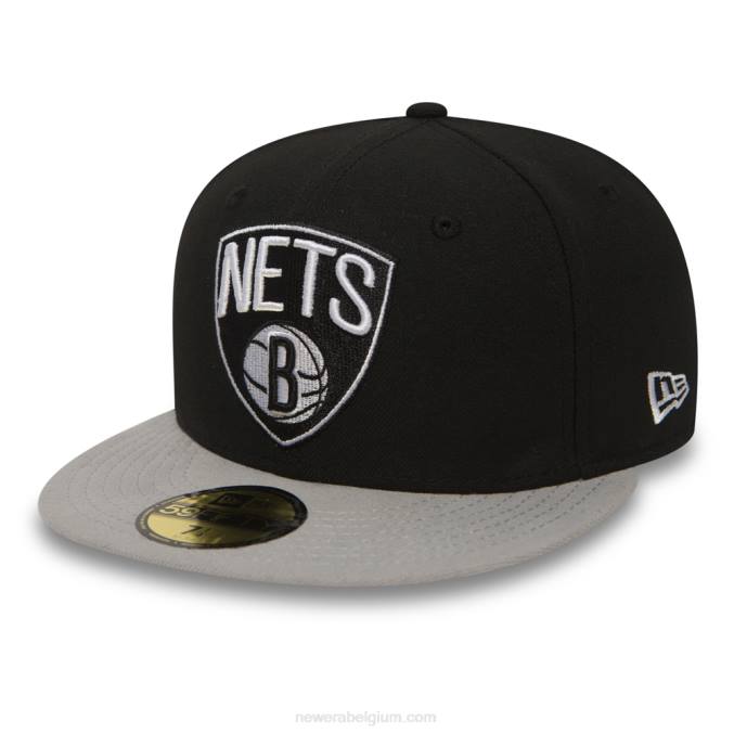 New Era brooklyn nets essential zwart 59fifty cap BT241213