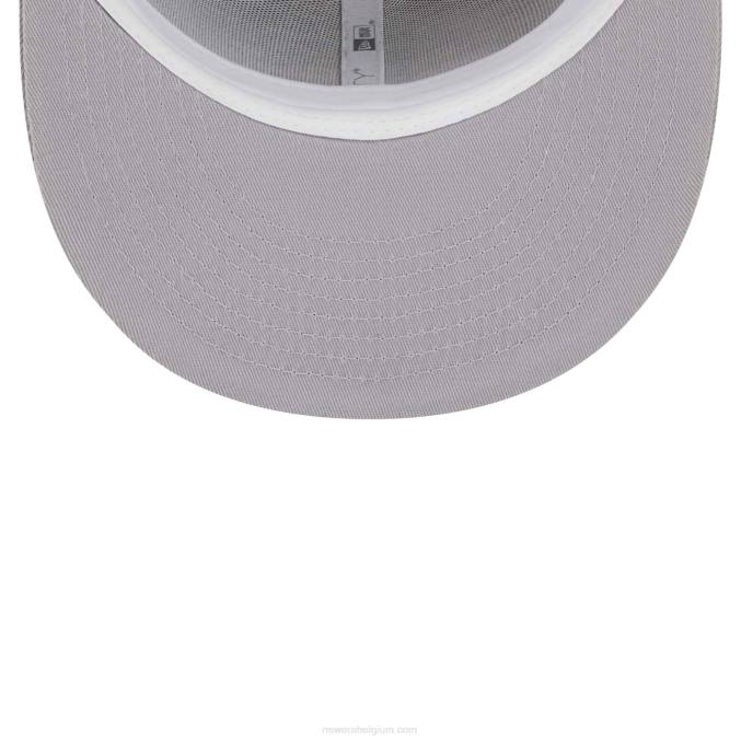 New Era brooklyn nets light fantasy grey 59fifty getailleerde pet BT241336