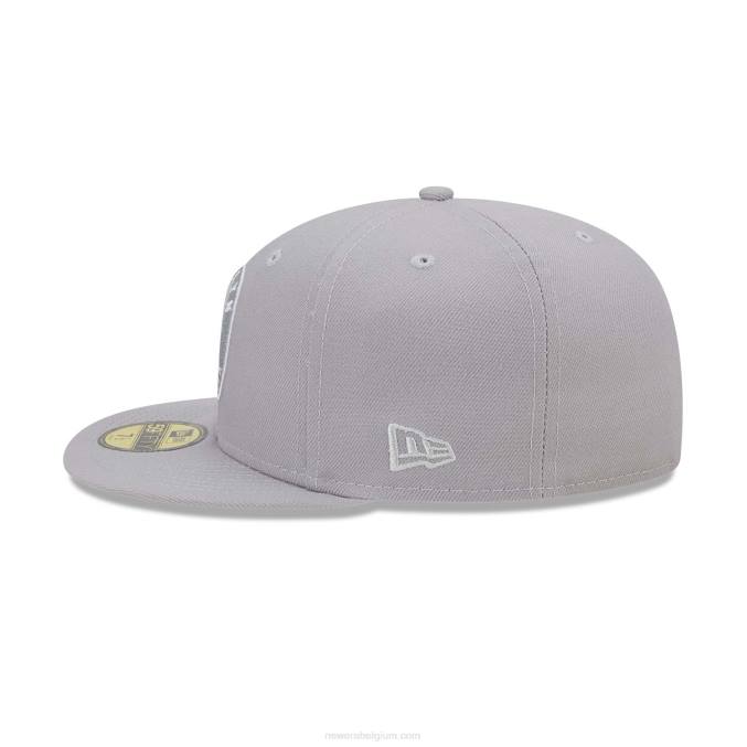 New Era brooklyn nets light fantasy grey 59fifty getailleerde pet BT241336