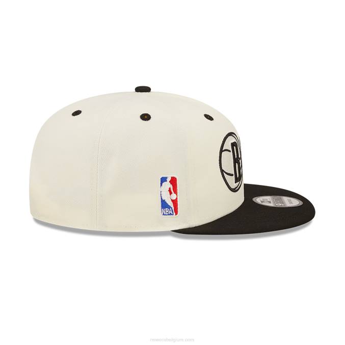 New Era brooklyn nets logo blend witte 9fifty snapback pet BT241968