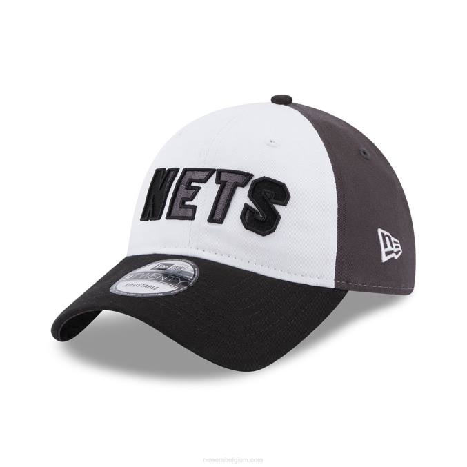 New Era brooklyn nets nba back half black 9twenty verstelbare pet BT242230