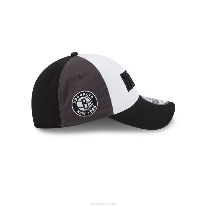 New Era brooklyn nets nba back half black 9twenty verstelbare pet BT242230