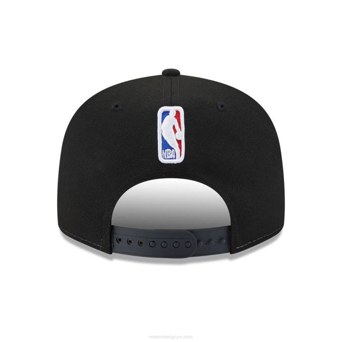New Era brooklyn nets nba back half zwarte 9fifty snapback cap BT242022