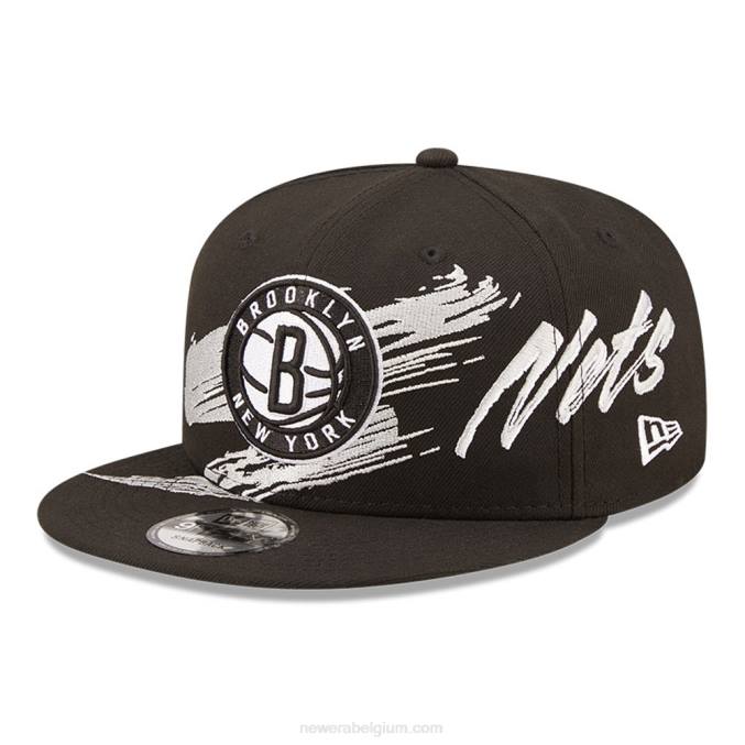 New Era brooklyn nets nba sweep zwarte 9fifty snapback pet BT242068
