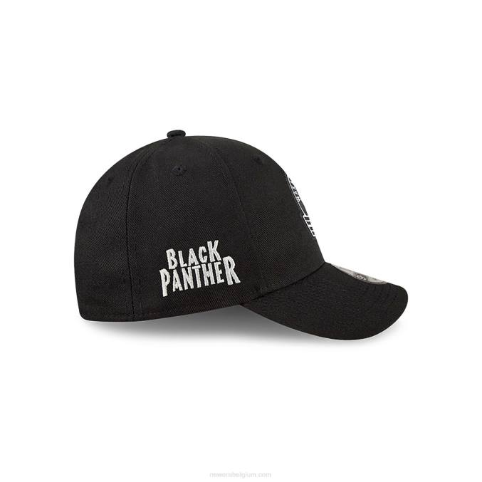 New Era brooklyn nets nba x marvel black panther black 9forty verstelbare pet BT241628