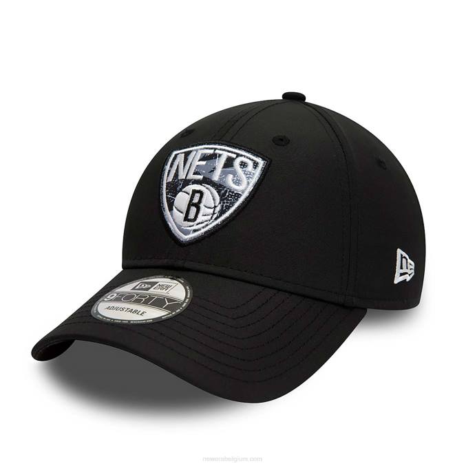 New Era brooklyn nets print infill zwart 9forty verstelbare pet BT241549