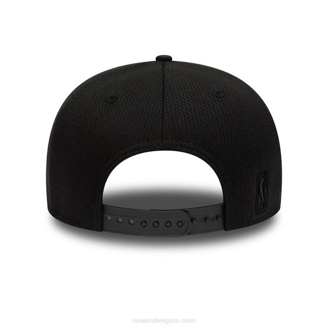 New Era brooklyn nets print infill zwarte 9fifty snapback cap BT242124
