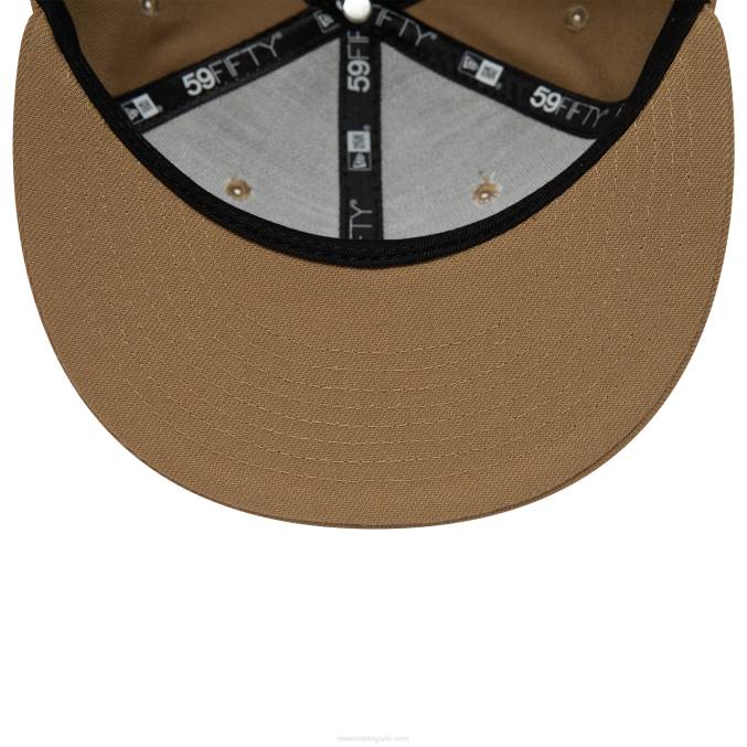 New Era bruine 59fifty getailleerde pet BT24807