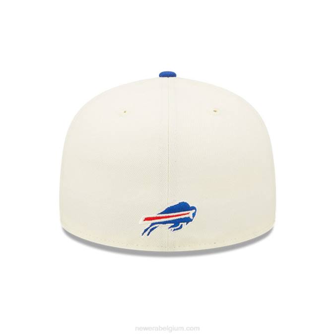 New Era buffalo bills nfl zijlijn 2022 witte 59fifty getailleerde pet BT241209