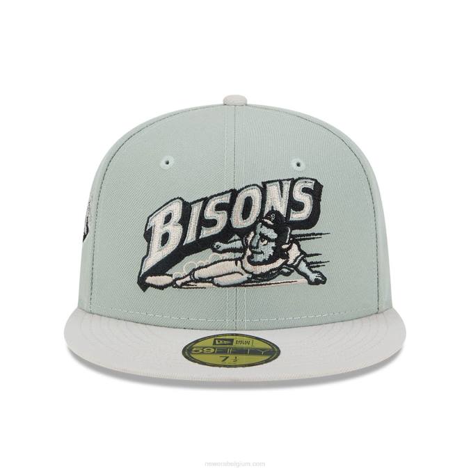 New Era buffalo bisons hometown roots green 59fifty getailleerde pet BT24562