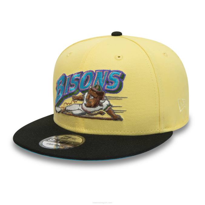 New Era buffalo bisons milb zachtgele 9fifty snapback cap BT241979