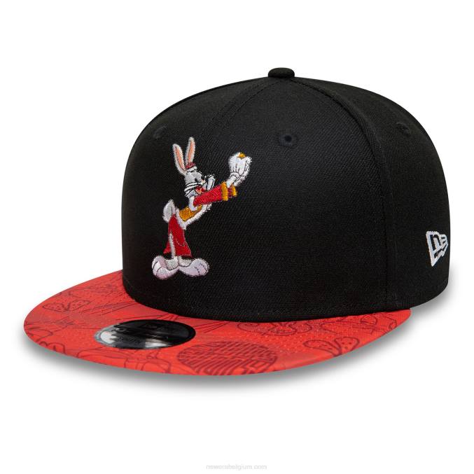 New Era bugs bunny chinees nieuwjaar jeugd zwart 9fifty snapback cap BT241881