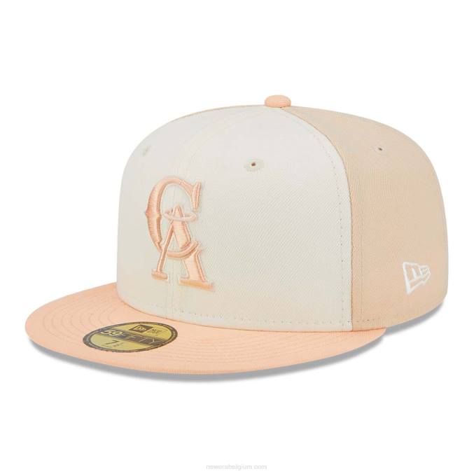 New Era california angels jubileum roze 59fifty pet BT241158