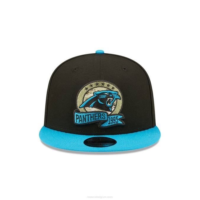 New Era carolina panthers nfl salute to service zwarte 9fifty snapback cap BT242064
