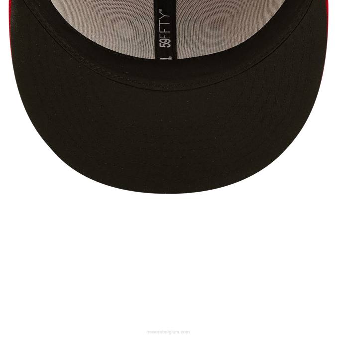New Era chattanooga lookouts milb rode 59fifty getailleerde pet BT24317