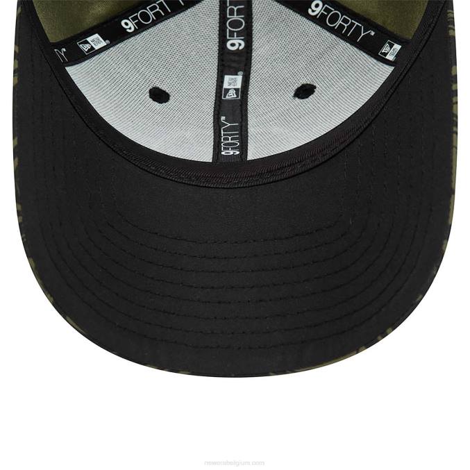 New Era chelsea fc all-over print medium groen 9forty verstelbare pet BT241681