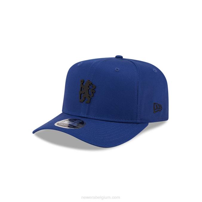 New Era chelsea fc lion crest essentiële blauwe 9fifty stretch snap cap BT241856