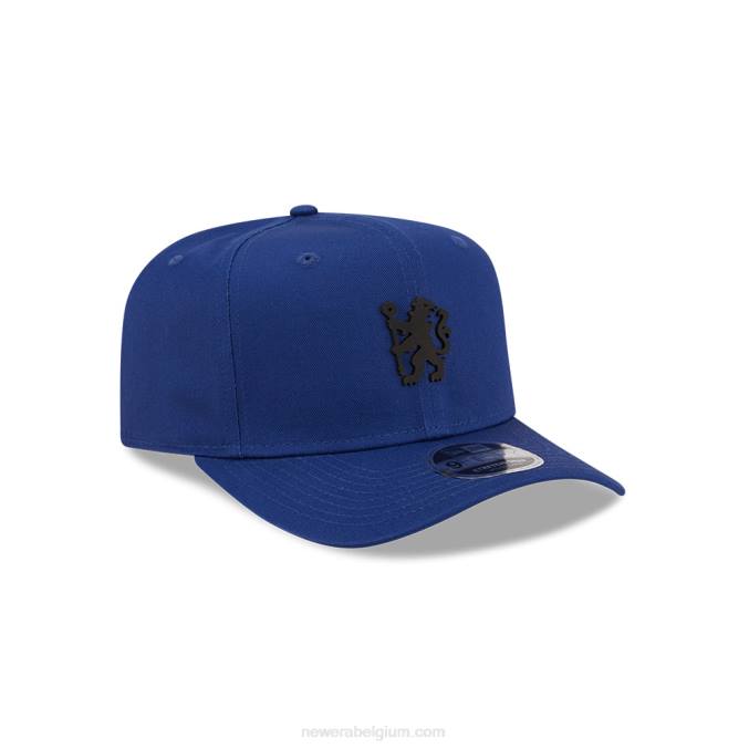 New Era chelsea fc lion crest essentiële blauwe 9fifty stretch snap cap BT241856