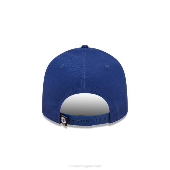 New Era chelsea fc lion crest essentiële blauwe 9fifty stretch snap cap BT241856