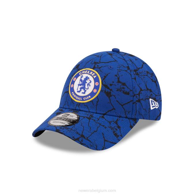 New Era chelsea fc lion crest marble blue 9forty verstelbare pet BT241718