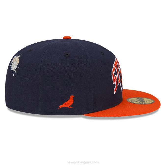 New Era chicago bears x nietje marine 59fifty getailleerde pet BT24485