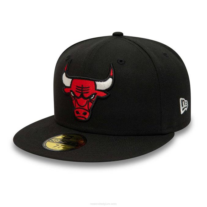 New Era chicago bulls citrus pop zwart 59fifty getailleerde pet BT241296