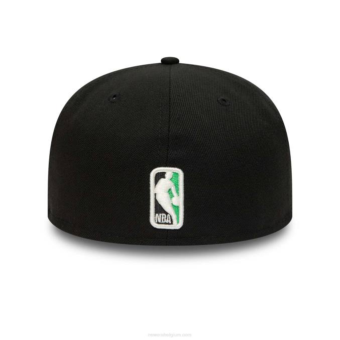 New Era chicago bulls citrus pop zwart 59fifty getailleerde pet BT241296