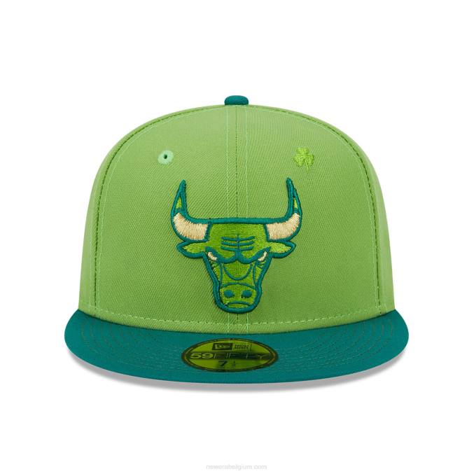 New Era chicago bulls lucky streak groene 59fifty pet BT24681