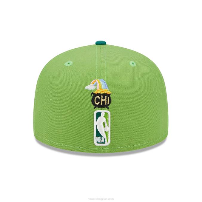 New Era chicago bulls lucky streak groene 59fifty pet BT24681