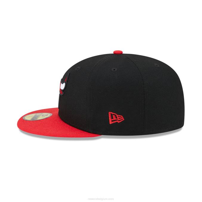 New Era chicago bulls nba all star game zwarte 59fifty getailleerde pet BT24138
