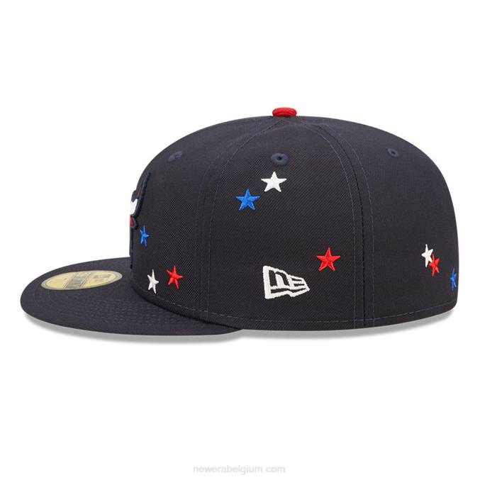 New Era chicago bulls nba americana marine 59fifty getailleerde pet BT24673