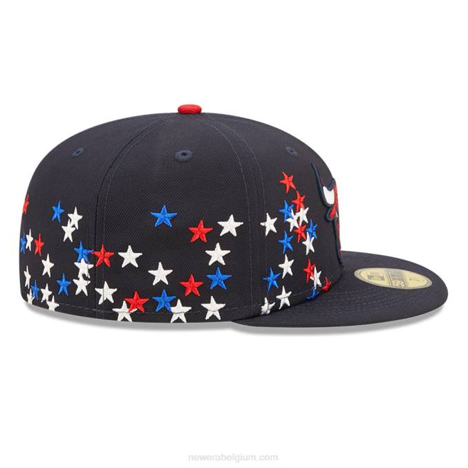 New Era chicago bulls nba americana marine 59fifty getailleerde pet BT24673