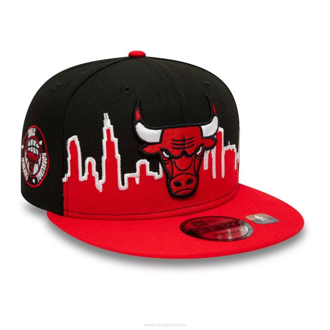 New Era chicago bulls nba tip off 2022 zwarte 9fifty snapback pet BT242079
