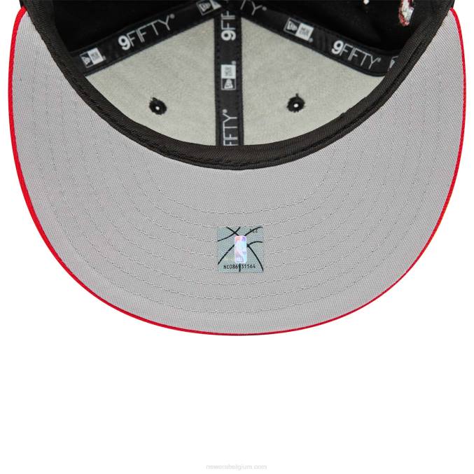 New Era chicago bulls nba tip off 2022 zwarte 9fifty snapback pet BT242079