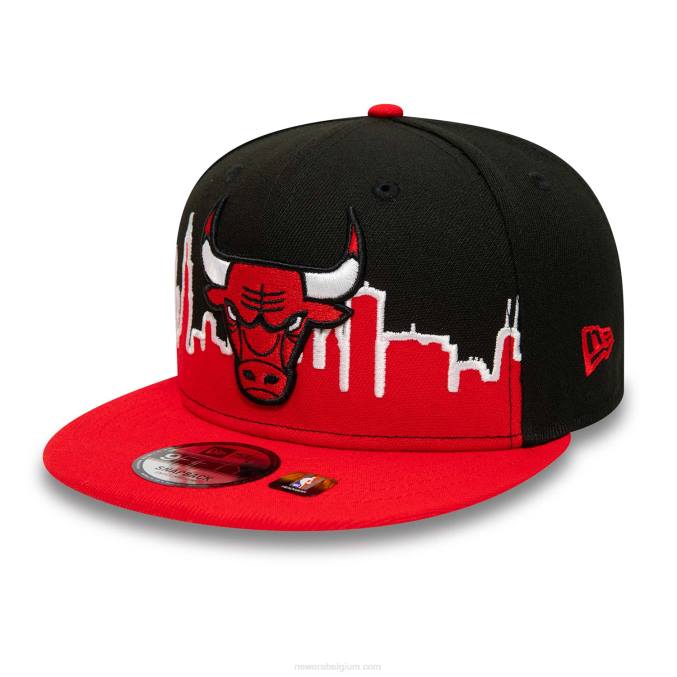 New Era chicago bulls nba tip off 2022 zwarte 9fifty snapback pet BT242079