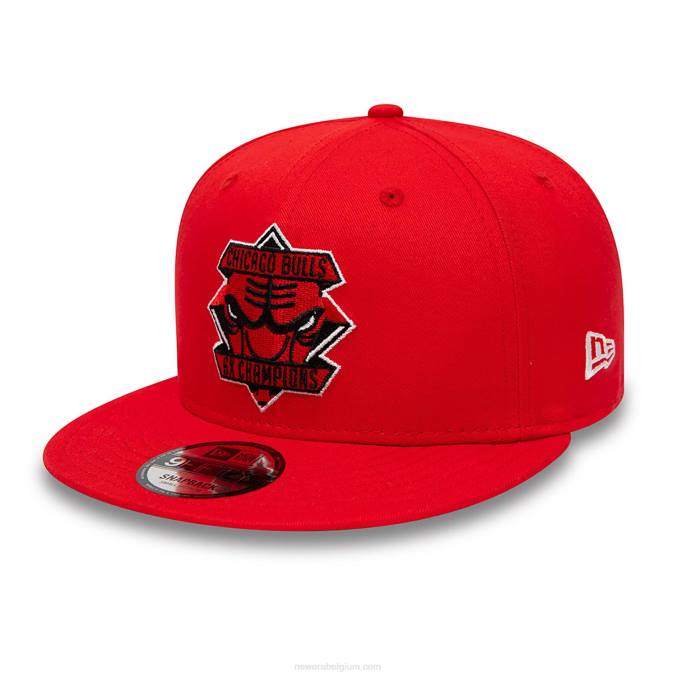 New Era chicago bulls rode 9fifty snapback pet met diamanten patch BT241851