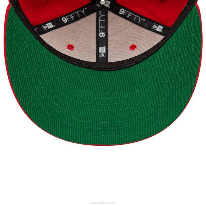 New Era chicago bulls rode 9fifty snapback pet met diamanten patch BT241851