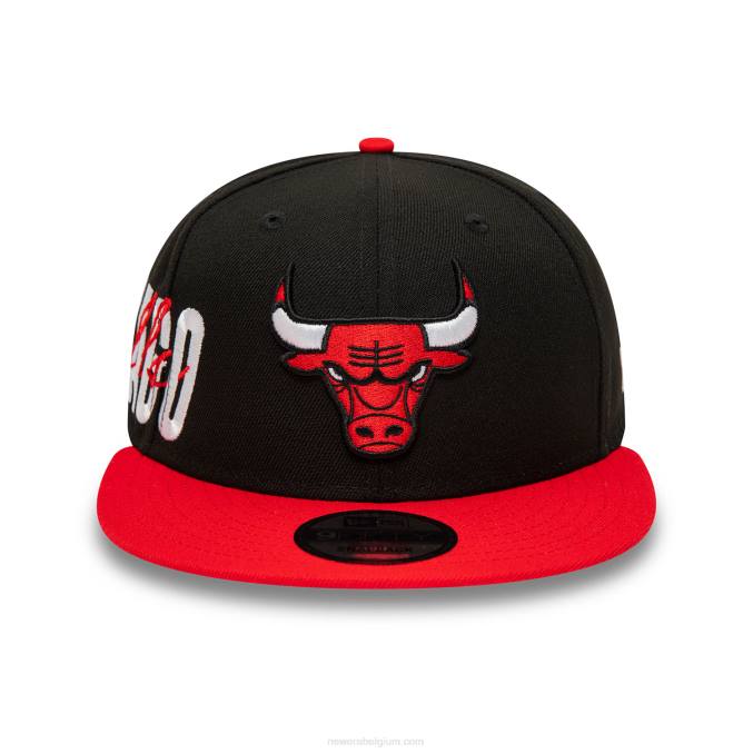 New Era chicago bulls side font zwarte 9fifty snapback pet BT241998