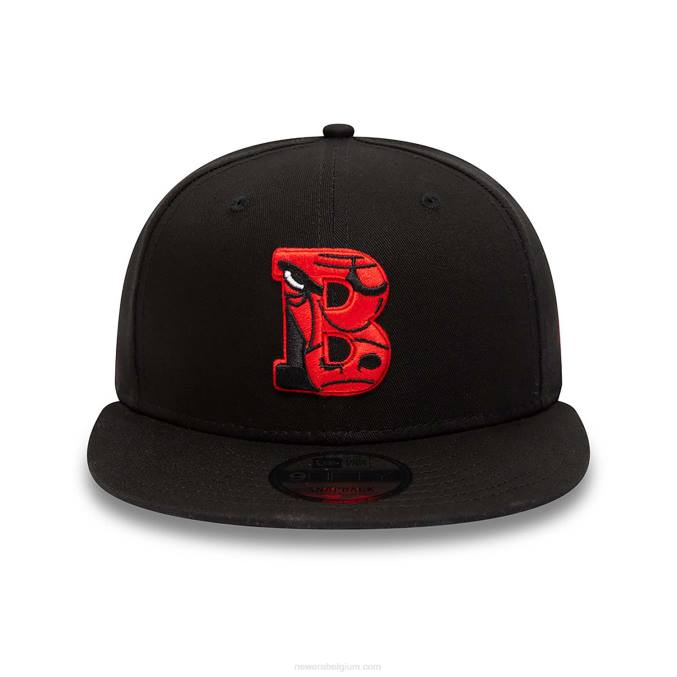 New Era chicago bulls team infill logo zwarte 9fifty snapback pet BT242046
