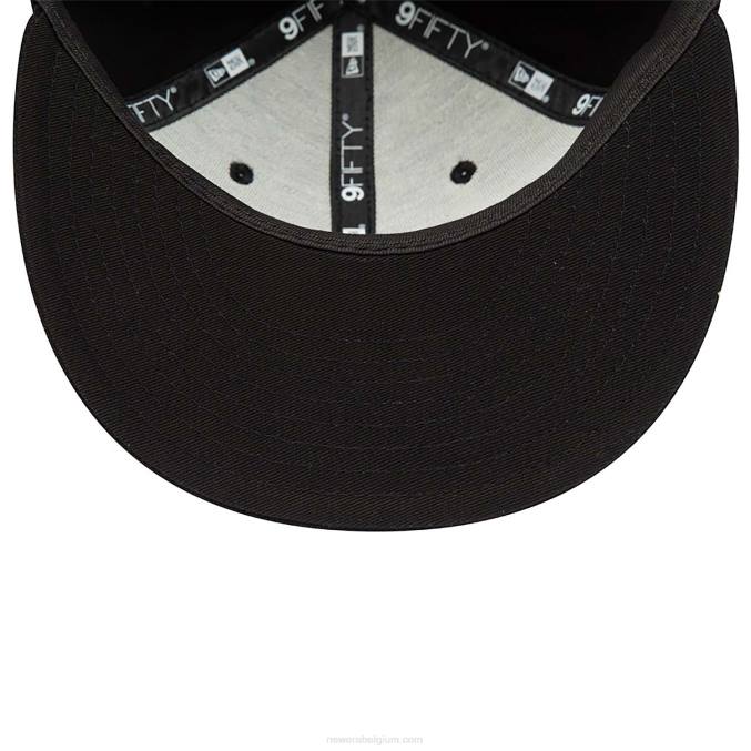 New Era chicago bulls team infill logo zwarte 9fifty snapback pet BT242046