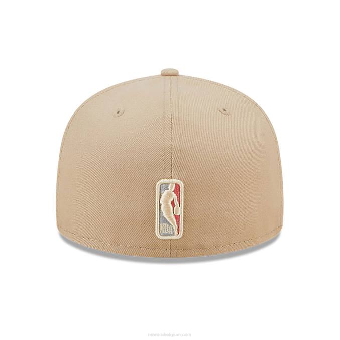 New Era chicago bulls team neonbeige 59fifty getailleerde pet BT24688