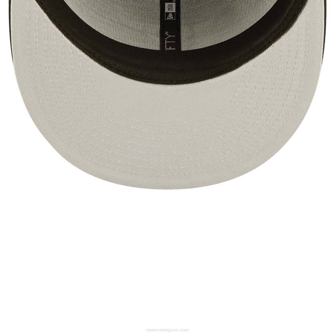 New Era chicago bulls teddy zwarte 59fifty getailleerde pet BT24481