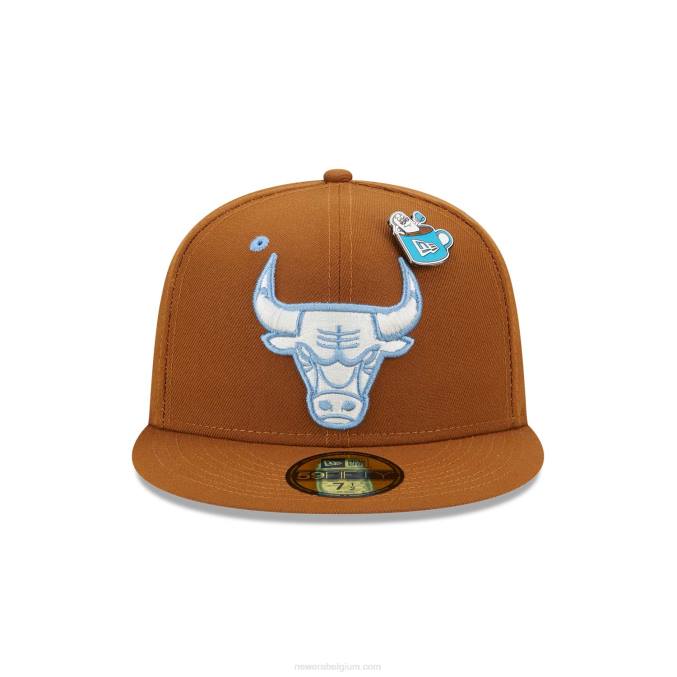 New Era chicago bulls warme chocolademelk 59fifty getailleerde pet BT241291