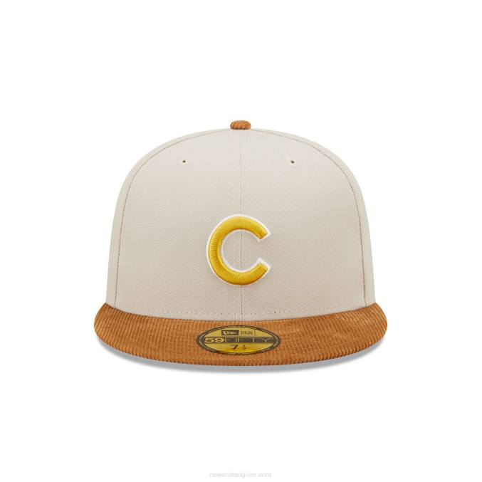 New Era chicago cubs koord vizier stone 59fifty getailleerde pet BT24343