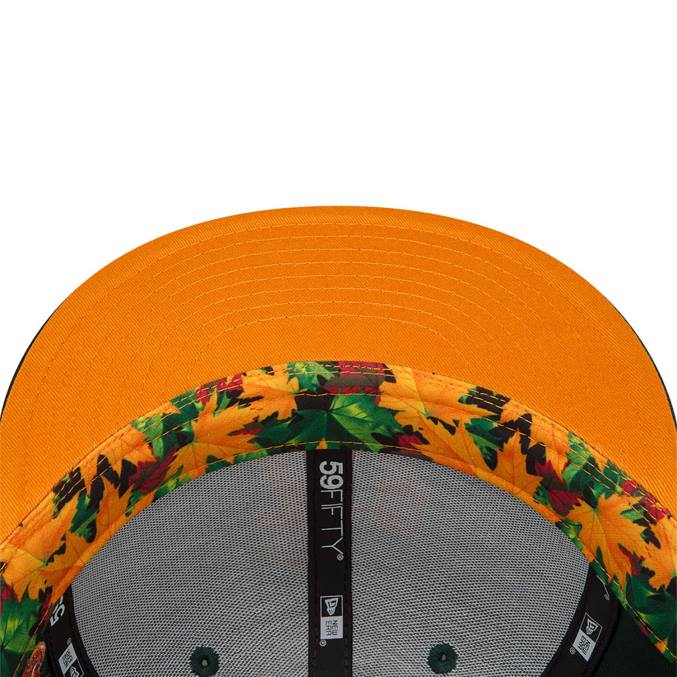 New Era chicago cubs lommerrijke donkergroene 59fifty getailleerde pet BT24657