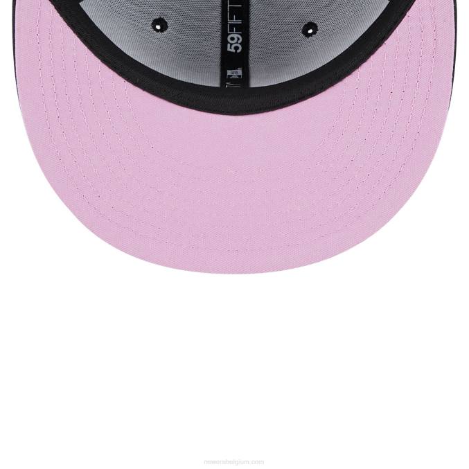 New Era chicago cubs metallic pop zwart 59fifty getailleerde pet BT241390