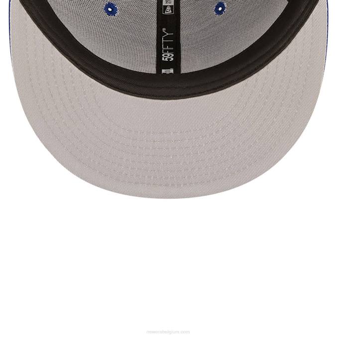 New Era chicago cubs mlb team hartblauw 59fifty getailleerde pet BT241072
