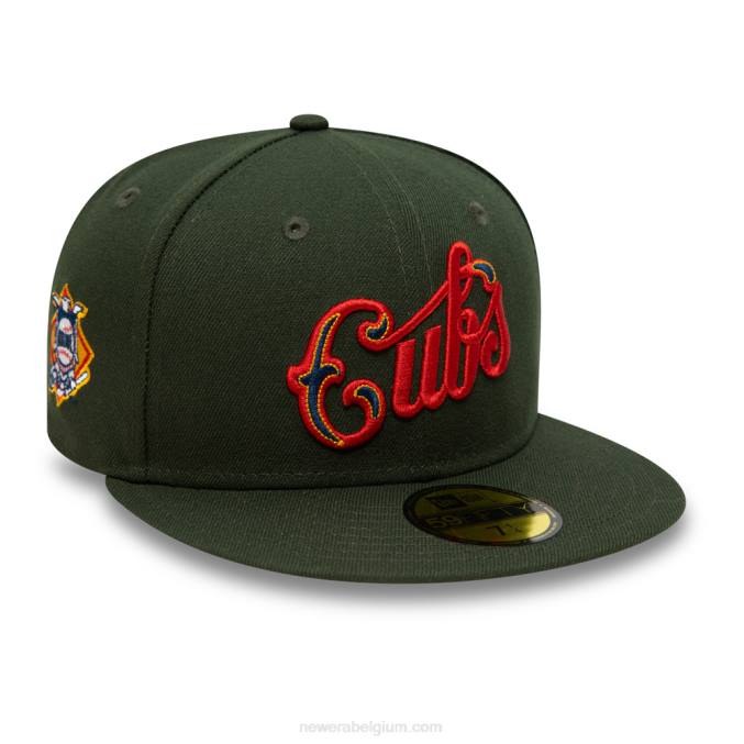 New Era chicago cubs mlb zeewier groen 59fifty cap BT24494