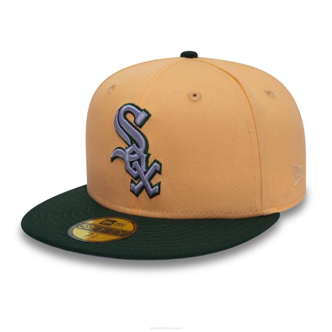 New Era chicago white sox 10e verjaardag perzik 59fifty getailleerde pet BT241097