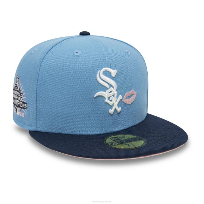 New Era chicago white sox 2005 world series champions hemelsblauwe 59fifty getailleerde pet BT241062